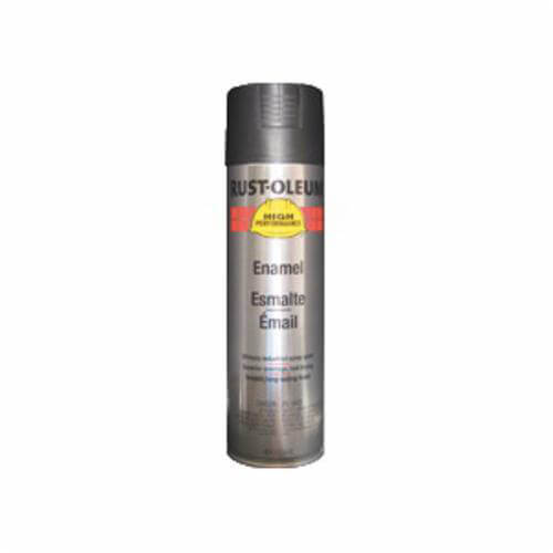 Rust-Oleum® V2177838 V2100 System Enamel Spray Paint, 15 oz Container, Liquid Form, Black, 12 to 20 sq-ft/can Coverage