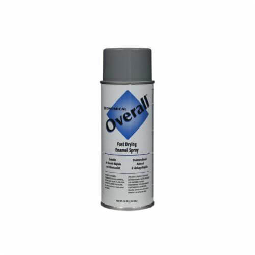 Rust-Oleum® V2413830 Overall® Economical Spray Paint, 10 oz Container, Liquid Form, Machine Gray, 5 to 8 sq-ft/can Coverage