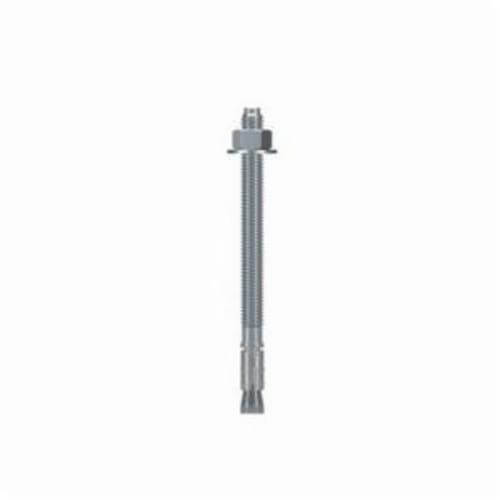 Simpson Strong-Tie® STB2-37500 Strong-Bolt® 2 Wedge Anchor, 3/8 in dia, 5 in OAL, 3-9/16 in L Thread, Carbon Steel, Zinc Plated