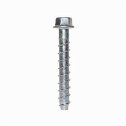 Simpson Strong-Tie® THD37300H Heavy Duty Screw Anchor, 3/8 in dia, 3 in OAL, Hex Washer Head Drive, Carbon Steel, 2-1/2 in D Min Embedment