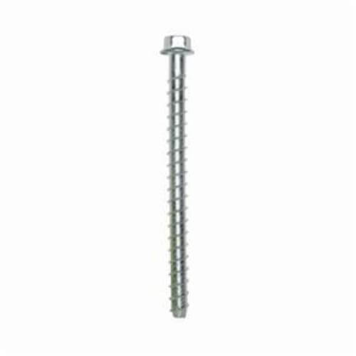 Simpson Strong-Tie® THD37600H Heavy Duty Screw Anchor, 3/8 in dia, 6 in OAL, Hex Washer Head Drive, Carbon Steel, 2-1/2 in D Min Embedment