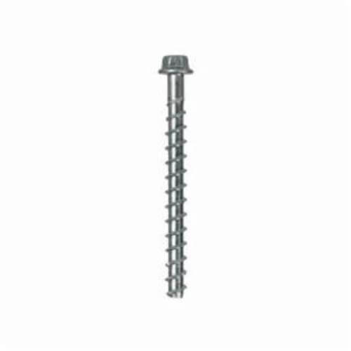 Simpson Strong-Tie® THDB25312H Heavy Duty Screw Anchor, 1/4 in dia, 3-1/2 in OAL, Hex Washer Head Drive, Carbon Steel