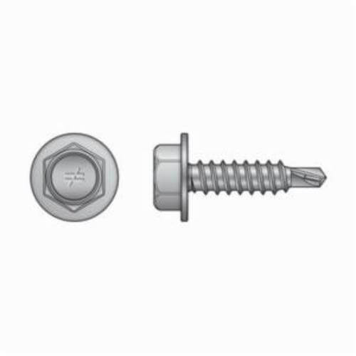 Simpson Strong-Tie® XU34S1016 Strong-Drive® x Collated Machine Threaded Self-Drilling Screw, #10-16, 3/4 in OAL, Hex Washer Head