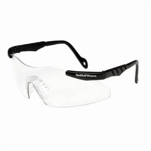 Smith & Wesson® 19822 Magnum® 3G Mini Safety Glasses, Anti-Scratch, Clear Lens, Frameless, Black, ANSI Z87.1+2010