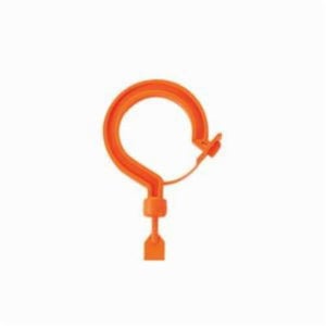Ergodyne® 33403 Squids® 3540M Tie Hook, 15.8 in L, Large Locking Hook, 44 lb Load, Nylon 6.6, Hi-Viz Orange