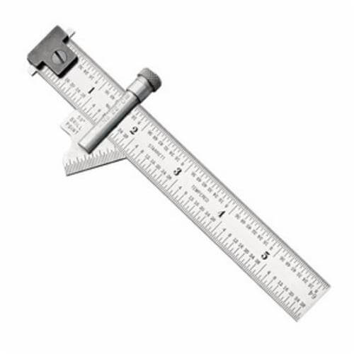 Starrett® 22C Drill Point Gage, 6 in, Graduations: 8ths, 16ths, 32nds, 64ths, 6 in L, Steel