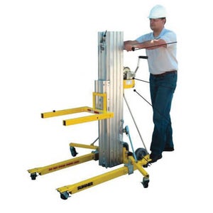 Sumner 784751 2400 Contractor's Lift, 450 lb Load, 16 ft 11-3/8 in Lifting Forks Up, 15 ft 11-5/8 in Lifting Forks Down, 55-1/4 in