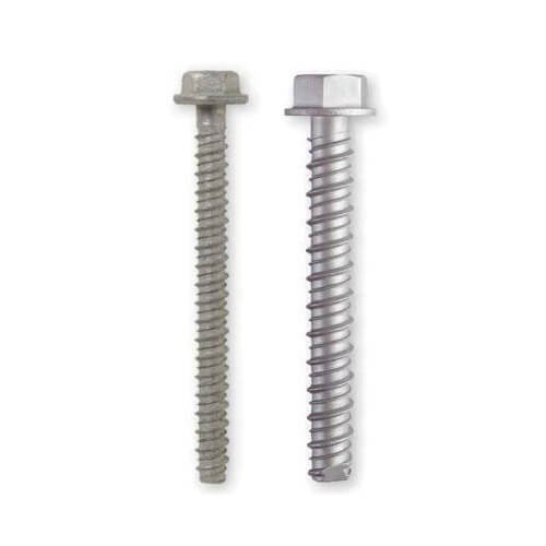ITW Tapcon® LDT-3824 Screw Anchor, Carbon Steel, Zinc Plated, 1-1/2 in