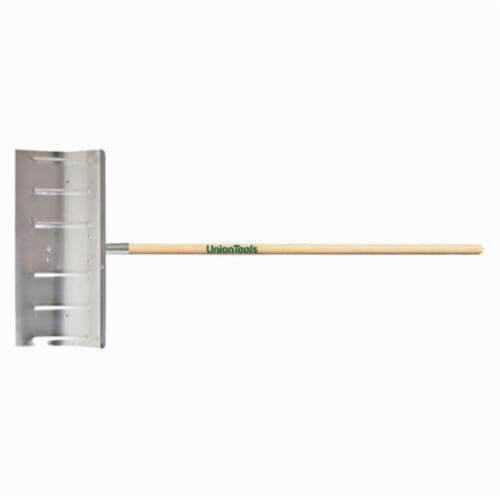 UnionTools® 1641900 Snow Pusher, 24 in W, Aluminum Blade