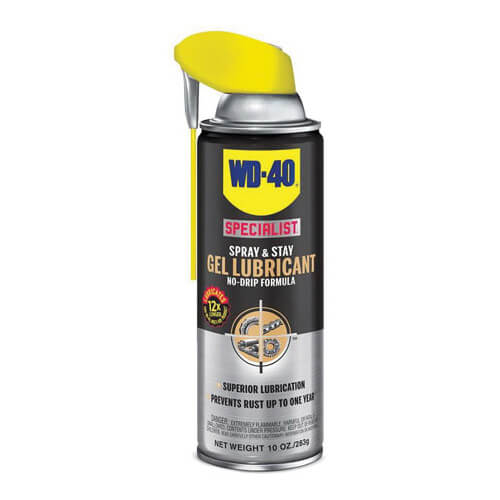 WD-40® 300103 Gel Lubricant, 19 oz Can, 10 oz Net Weight, Mineral Oil Base, Amber, Mild Petroleum, -100 to 500°F, 156°F Flash