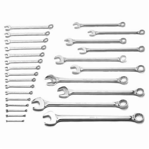 WrightGrip™ 726 Combination Wrench Set, 26 pc, 1/4 to 2 in