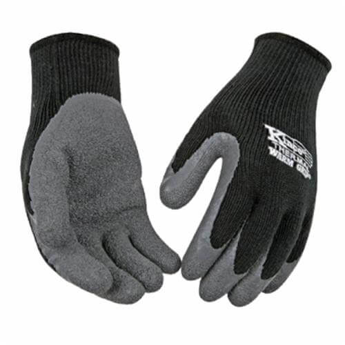 Kinco® Warm Grip® 1790 Coated Glove, General Purpose, Latex Palm, Thermal, Acrylic, Gray