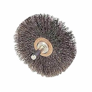 Weiler® 17617 Conflex Wheel Brush, 3 in dia Brush, 1/2 in W Face, 0.014 in dia Crimped Filament/Wire