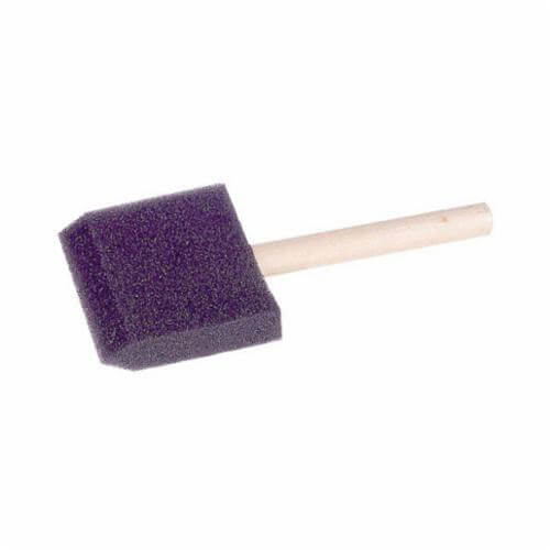 Weiler® 99805 Vortec Pro® Foam Applicator Brush, 2 in Foam Brush, Wood Handle, Latex Paints, Oil Base Paints