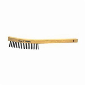 Weiler® 44056 Scratch Brush, 6 in Brush, 14 in L x 1-1/8 in W Block, 1-3/16 in L Steel Trim
