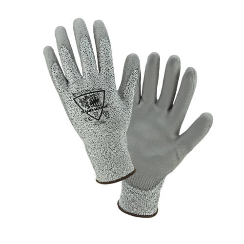 PIP® 719DGU/XL Barracuda Cut-Resistant Gloves, XL, HPPE Fiber, Rib Knit Cuff, Resists: Abrasion and Cut, ANSI Cut-Resistance Level: A2