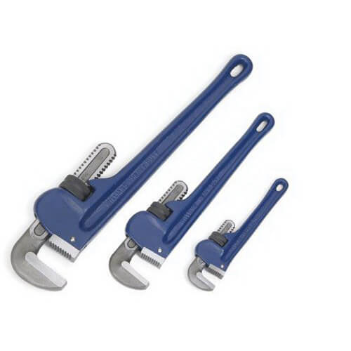 Williams® Pipe Wrench Set, Imperial, 8 to 18 in Size, 3 pc, Cast Iron