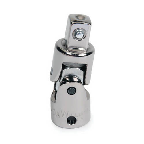Williams® B-140A-TH Tools@Height™ Universal Joint, Imperial, 3/8 in Male Drive, 2 in OAL, Polished Chrome
