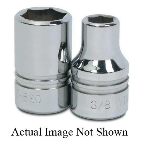 Williams® ST-640 Supertorque® Socket, 1/2 in, 1-1/4 in Shallow Length Socket