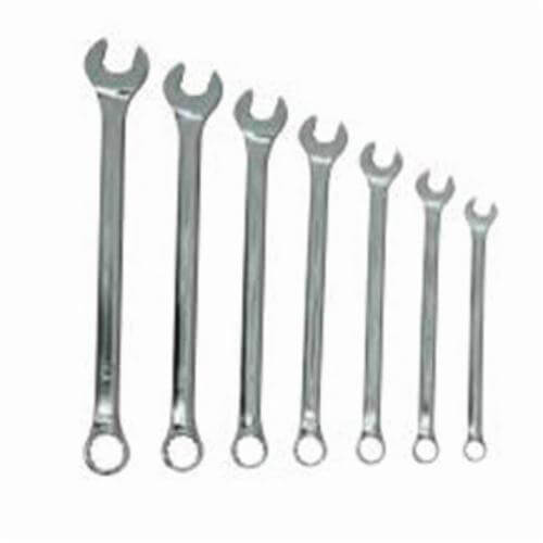 Williams® WS-1170SCA Supercombo® Combination Wrench Set, Imperial, 7 pc, 3/8 to 3/4 in, Satin Chrome