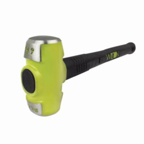 Wilton® B.A.S.H® 20616 Sledge Hammer, Double Face, 6 lb Alloy Steel Head, Steel/Vulcanized Rubber Handle