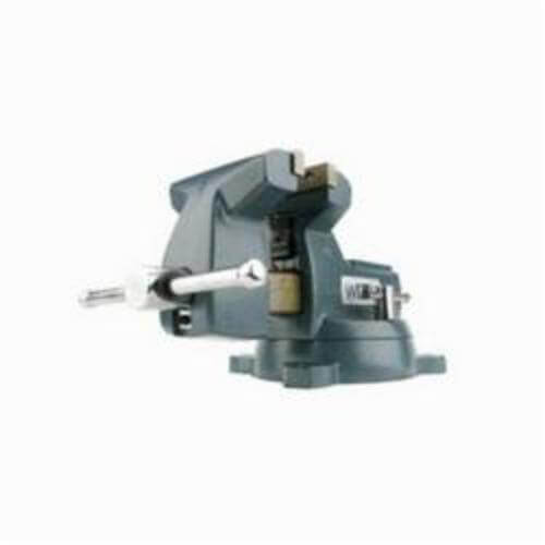 Wilton® 21300 740 Mechanics Bench Vise, Serrated Jaw, 4-1/2 in Jaw Opening, 4 in W Steel Jaw, 3-7/16 in D Throat