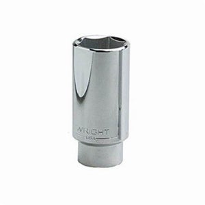 Wright® 4536 Deep Length Shape III Socket, 1/2 in Square Drive, 1-1/8 in, 6 Points