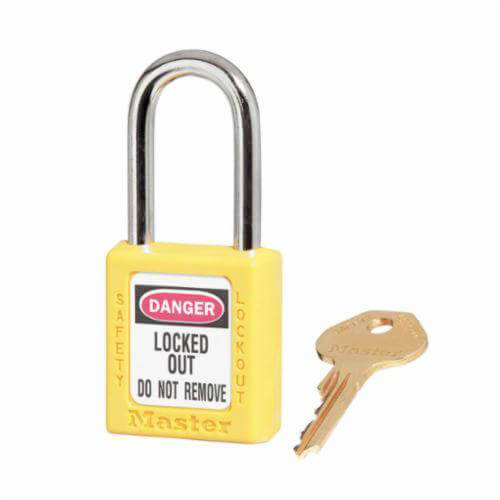 Master Lock® Zenex™ Lockout Padlock, Durable Lightweight, Different Key