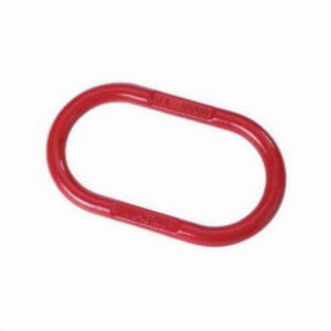 Acco® 598350002 Kuplex® II Oblong Master Link, Grade 100, 3/4 in Trade Size, 12,300 lb WLL, Alloy Steel, Painted Red