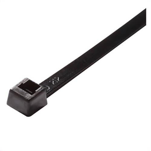 ACT AL-24-120-0-L Heavy Duty Light Standard Cable Tie, 24 in L x 0.3 in W x 0.08 in thick, Nylon 6.6, UV Black