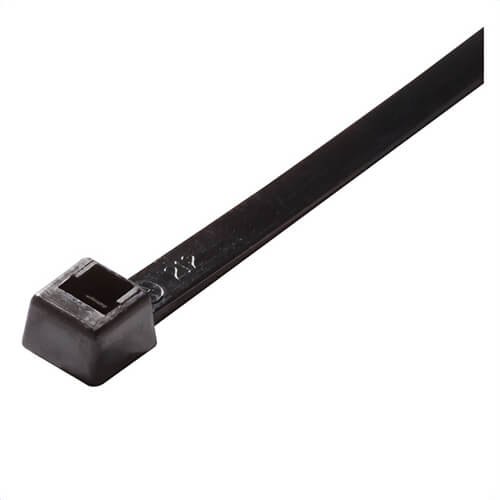 ACT AL-24-175-0-L Heavy Duty Cable Tie, 25-1/2 in L x 0.34 in W x 0.09 in thick, Nylon, Black