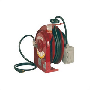 Alemite® 7260 Power Cord Reel, 115 VAC, 20 A, 45 ft L Cord, 12 ga Conductor