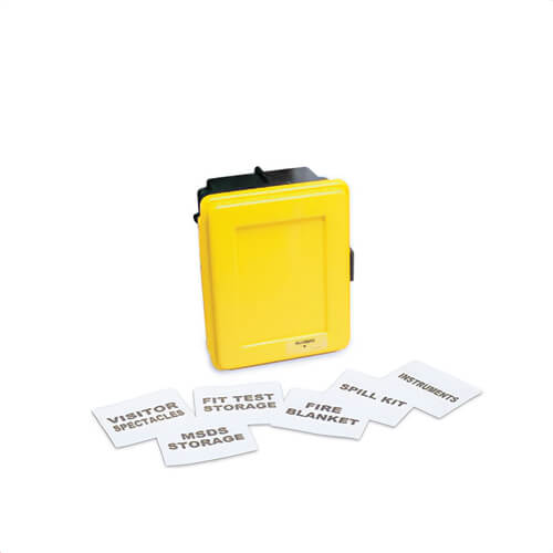 Allegro® 4500-Y Generic Small Yellow Wall Case with Label Kit