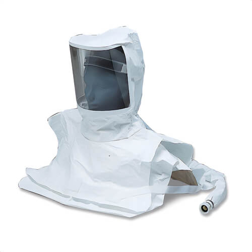 Allegro® 9912-CV Maintenance Free Double Bib Tyvek® Hood with Flow Control Valve