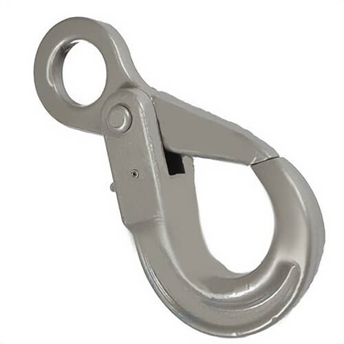 AMH™ 10ESLH10HT Eye Self-Locking Hook with Hidden Trigger, 3/8 in Trade Size, 8,800 lb WLL