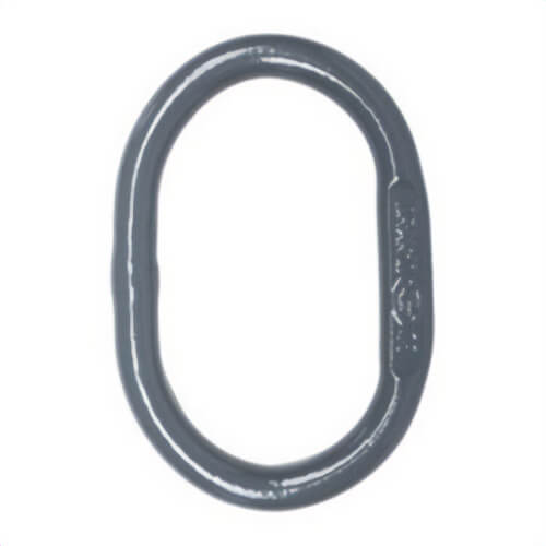 AMH™ AX13 Welded Oblong Master Link, Grade 100, 1/2 in Trade Size, 6,000 lb WLL, Gray Powder Coated