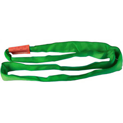 AMH™ DR206 Endless Polyester Round Sling, Double Jacket, Green, 6 ft, 5,300 lb