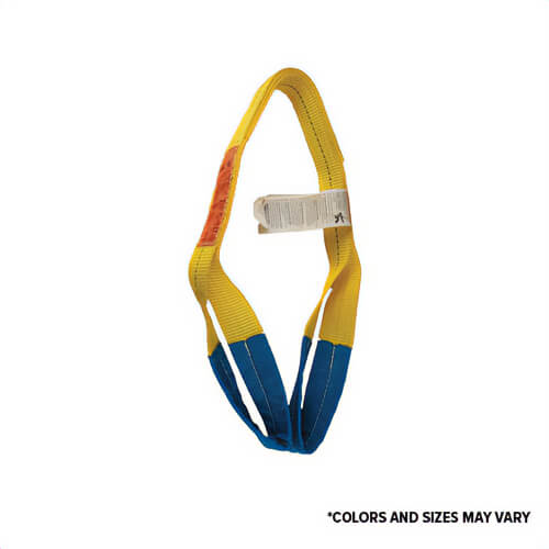 AMH™ EE290325 Eye & Eye Polyester Web Sling, 2 Ply, 3 in Wide, 25 ft Length