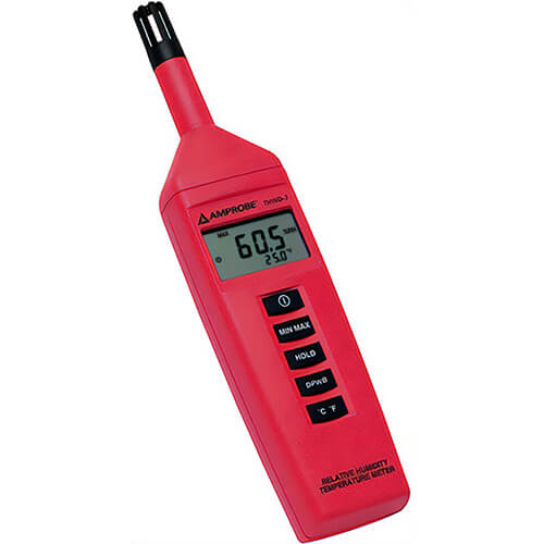 Amprobe® THWD-3 Dig Sling Psychrometer with Dew and Wet