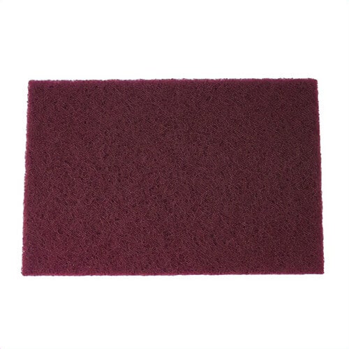 ARC™ 07447 Maroon-A Very Buff Hand Pad, Very Fine Grade, 9 in Length, 6 in Wide, Aluminum Oxide Abrasive