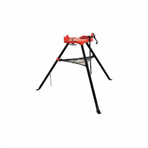 B&B Pipe and Industrial Tools 6100 Tri Stand Chain Vice with Chain Lock, Up to 6 in Pipe