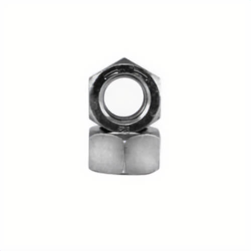 BBI® 306086 Hex Nut, 1/2-20, Medium Carbon Steel, Zinc Yellow CR+6, 8 Material Grade, Right Hand Thread