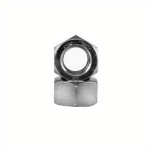 BBI® 306086 Hex Nut, 1/2-20, Medium Carbon Steel, Zinc Yellow CR+6, 8 Material Grade, Right Hand Thread