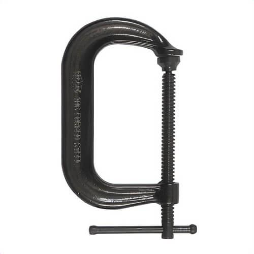 Bessey® CDF404 Regular Duty C-Clamp, 3-1/4 in D Throat, 0 to 4 in Clamping