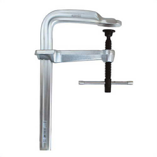 Bessey® STB-18 Heavy Duty F-Style Bar Clamp, 7 in D Throat, 18 in Clamping, Replaceable Swivel