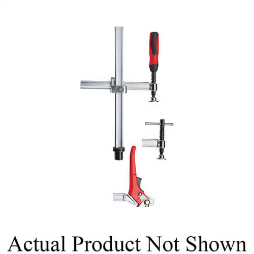 Bessey® TWV16-20-15K Variable Throat Depth Welding Table Hold Down Clamp, 2500 N Holding, 200 mm H, Steel