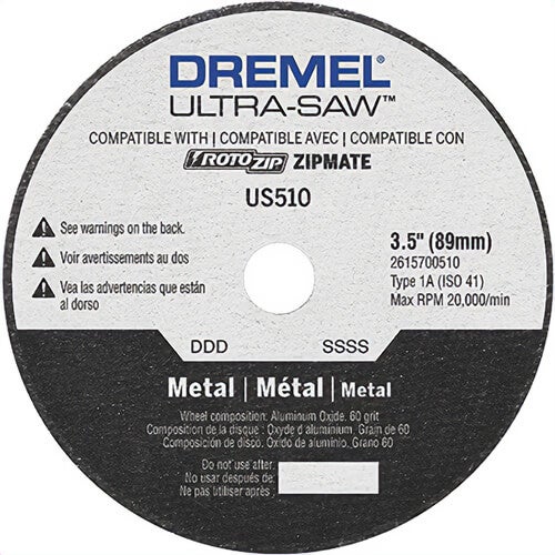 Dremel® US510-01 Ultra-Saw Metal Cut-Off Wheel, 3.5 in