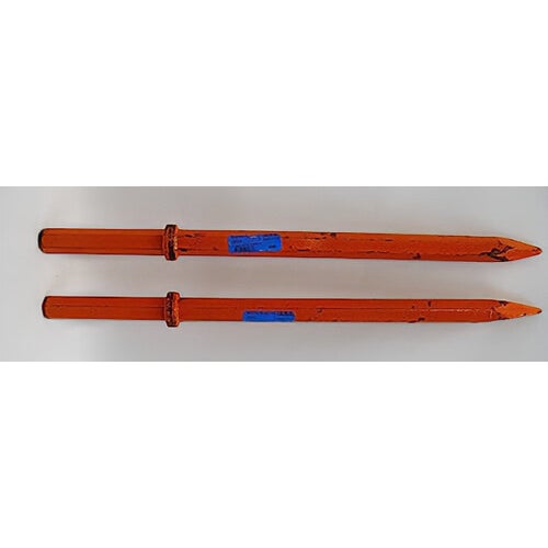 Brunner & Lay A31018 Paving Breaker Tool, Standard Point Chisel, 1 1/8 x 6 in Shank, 18 in OAL