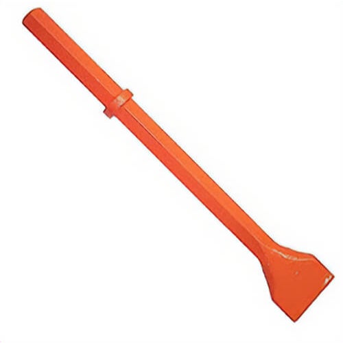 Brunner & Lay A33014 Paving Breaker Tool, Standard 3 in Chisel, 1-1/8 x 6 in Shank, 14 in OAL