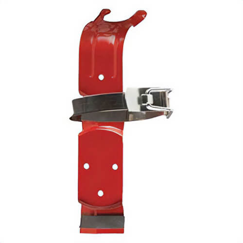 Buckeye Fire Equipment 700287 Fire Extinguisher Bracket, Red, 3-3/8 in dia
